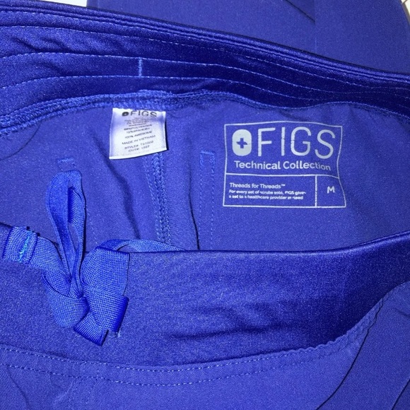 Figs Pants - Figs Scrubs Deep Royal Blue Livingston bottoms